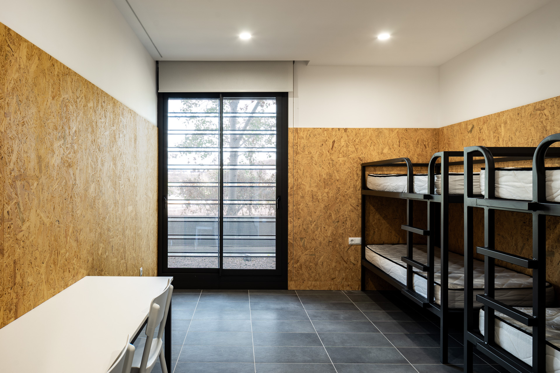 Imatge interior de l'espai residencial d'emergència